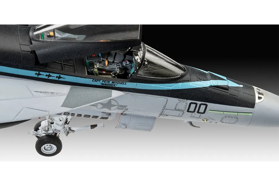 Revell 1/72 - F/A-18E Super Hornet &amp;amp; F-14D Tomcat - Top Gun Movie Combo Scaled Plastic Model Kit image 50993