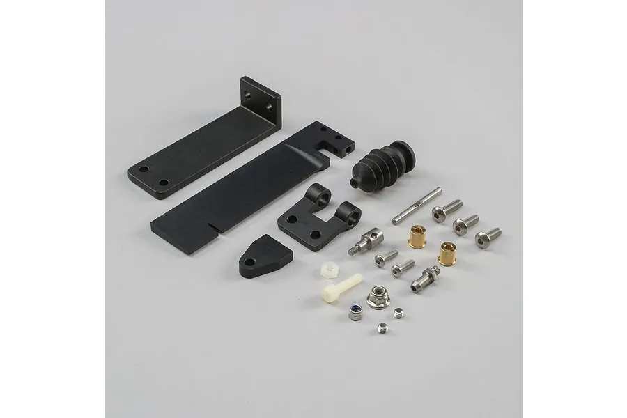 Pro Boat Black Aluminium Rudder Set / Hardware image 51010