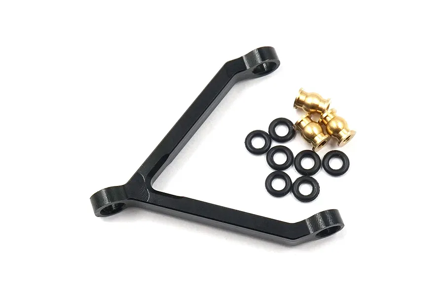 Yeah Racing Black Aluminium SCX24 Deadbolt (133.5mm Wheelbase) Upper Y Link image 51071