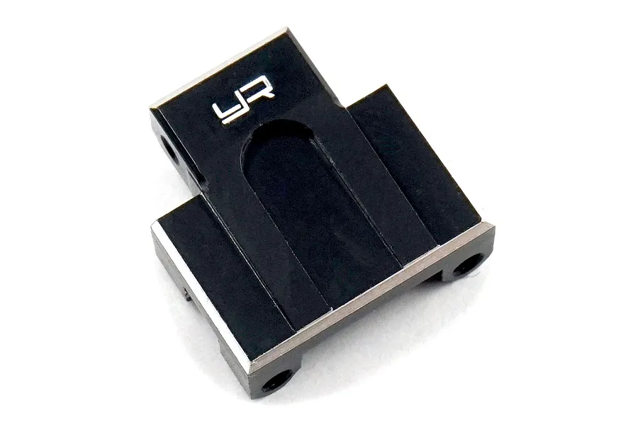 Yeah Racing Black Aluminium SCX24 Rear Axle Truss Upper Link Mount image 51075