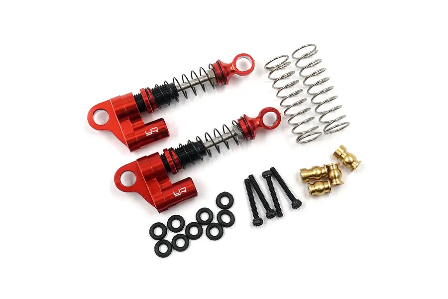Yeah Racing Red Aluminium SCX24 Shock Set 2Pcs image 51089