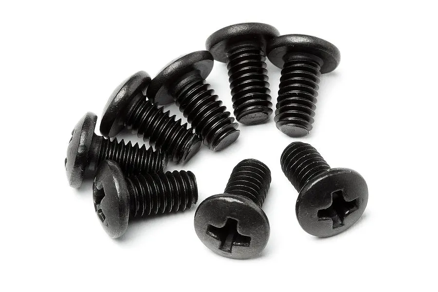 Maverick 4x8mm Fine Thread Button Head Screws 8Pcs image 51221