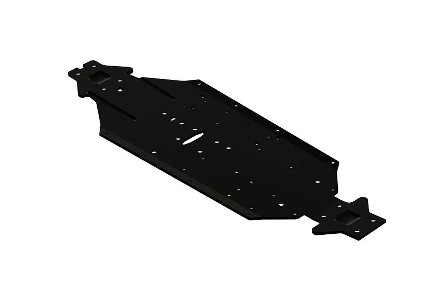 ARRMA Black Aluminium SWB Main Chassis image 51234