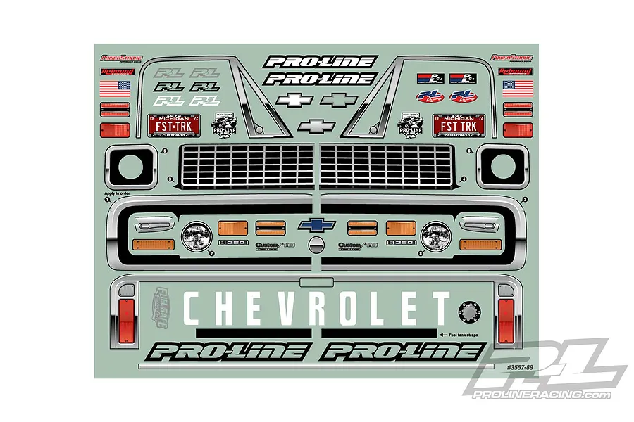 Pro-Line 1/10 1972 Chevrolet C10 Drag Car Unpainted Body Shell image 51244