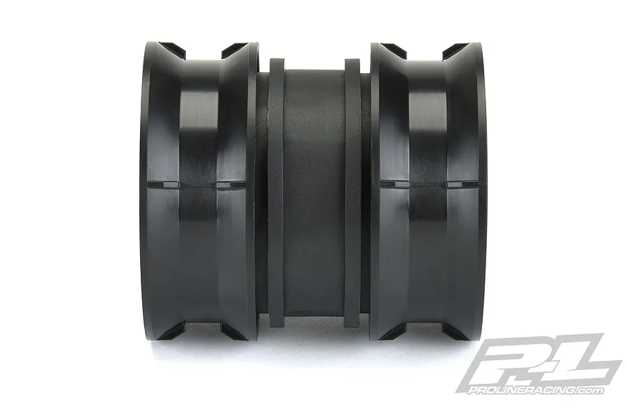 Pro-Line 1.9&amp;quot; Black Plastic Carbin Dually Internal Beadlock Rock Crawler Rims 2Pcs image 51275