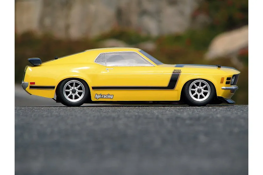 HPI 1/10 1970 Ford Mustang Boss 302 Unpainted Body Shell image 5129