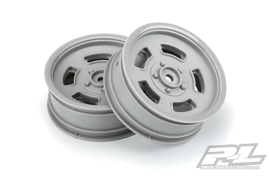 Pro-Line 2.2&amp;quot; Slot Mag Drag Spec Front Stone Grey Rims 2Pcs image 51292