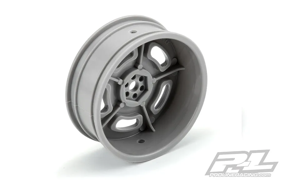 Pro-Line 2.2&amp;quot; Slot Mag Drag Spec Front Stone Grey Rims 2Pcs image 51293