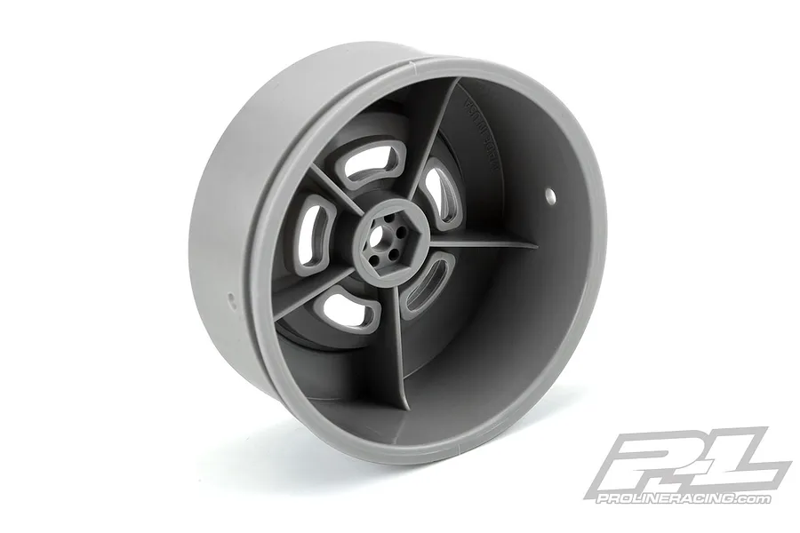 Pro-Line 2.2/3.0&amp;quot; Slot Mag Drag Spec Rear Stone Grey Rims 2Pcs image 51298