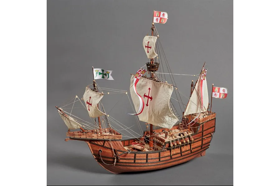 Artesania Latina 1/65 Santa Maria Caravel (nao) Scaled Wooden Model Ship Kit image 51307