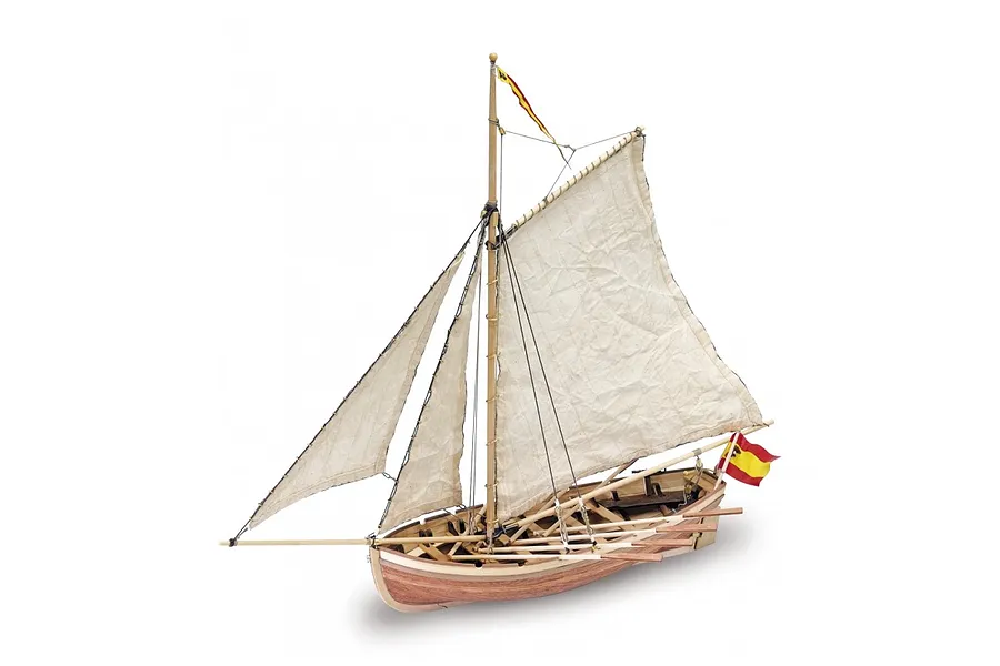 Artesania Latina 1/25 San Juan Nepomuceno (Captain Boat) Scaled Wooden Model Ship Kit image 51387