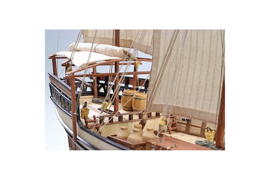 Artesania Latina 1/85 Arabian Sultan Arab Dhow Scaled Wooden Model Ship Kit image 51399