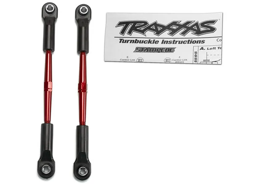 Traxxas 96mm Red Aluminium Complete Turnbuckle image 5141