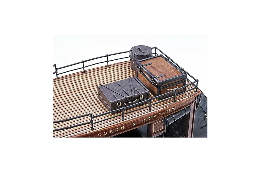 Artesania Latina 1/10 1848 American Stage Coach Scaled Wooden Model Kit image 51419