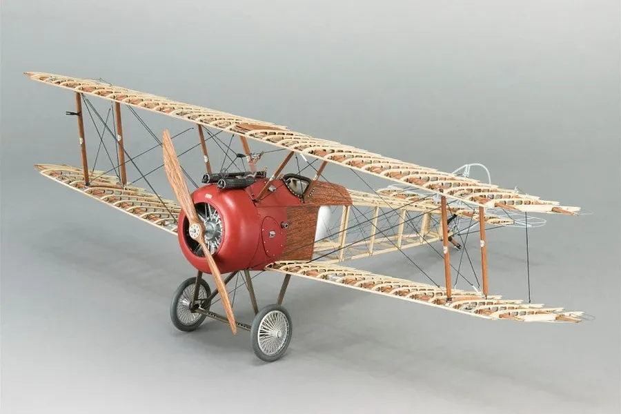 Artesania Latina 1/16 WWI British Sopwith Camel Biplane Fighter Scaled Wooden Model kit image 51429