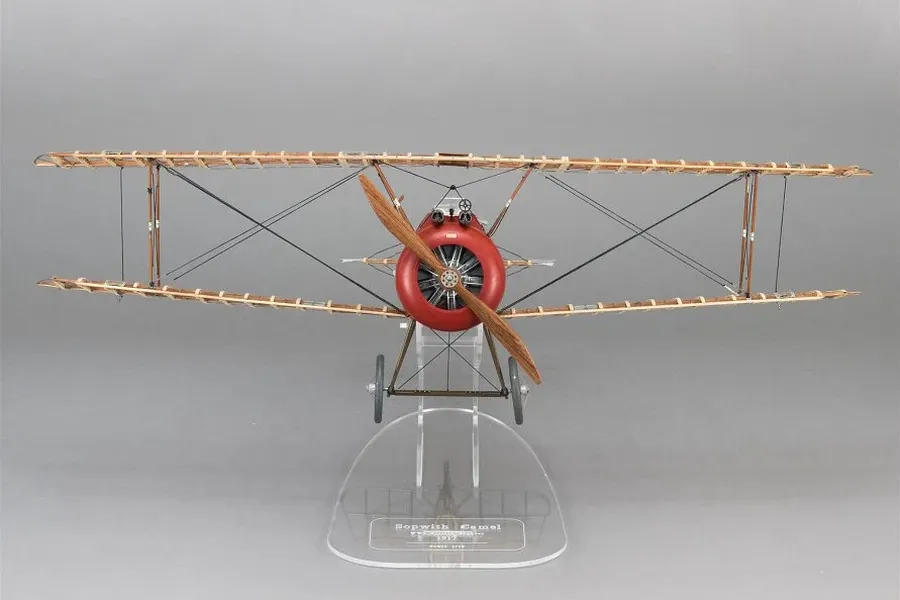 Artesania Latina 1/16 WWI British Sopwith Camel Biplane Fighter Scaled Wooden Model kit image 51430