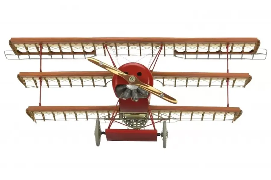 Artesania Latina 1/16 The Red Baron&amp;#039;s Triplane; Fokker Dr.I Scaled Wooden Model Kit image 51477