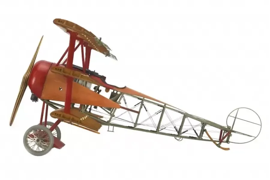 Artesania Latina 1/16 The Red Baron&amp;#039;s Triplane; Fokker Dr.I Scaled Wooden Model Kit image 51478