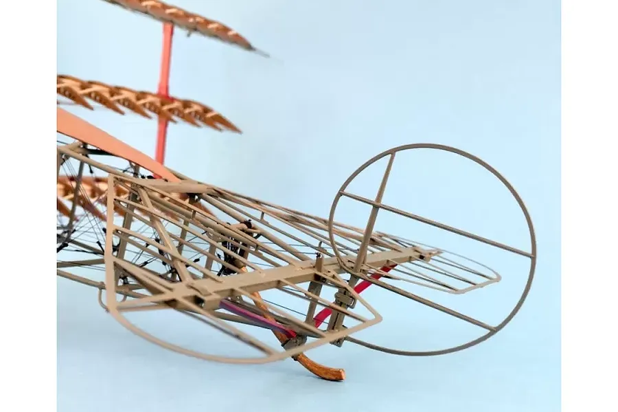 Artesania Latina 1/16 The Red Baron&amp;#039;s Triplane; Fokker Dr.I Scaled Wooden Model Kit image 51481
