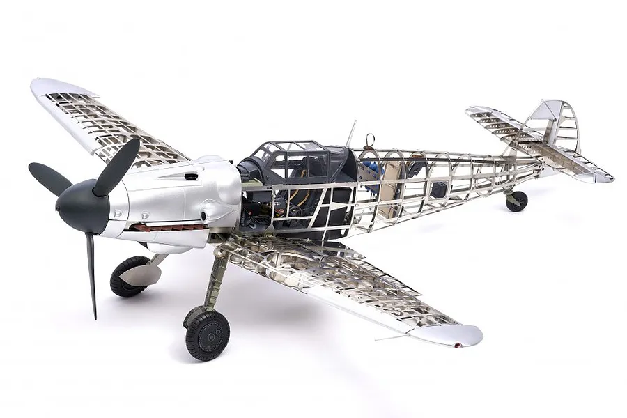 Artesania Latina 1/16 German WWII Messerschmitt Bf109G Scaled Metal Model Kit image 51489