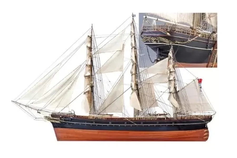 Artesania Latina 1/84 1869 Cutty Sark Tea Clipper Scaled Wooden Model Ship Kit image 51549