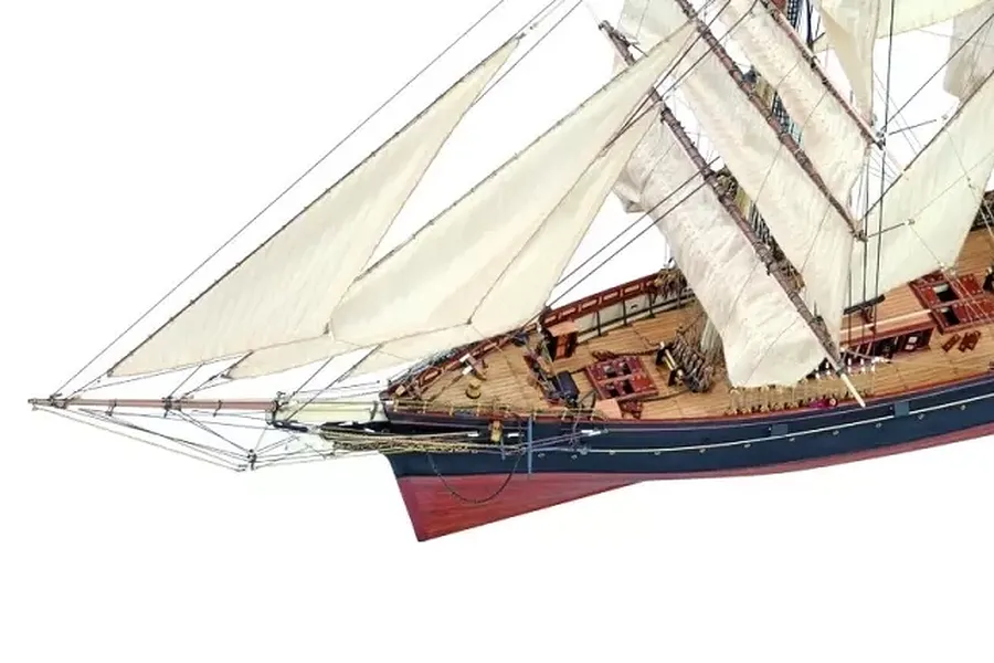 Artesania Latina 1/84 1869 Cutty Sark Tea Clipper Scaled Wooden Model Ship Kit image 51553