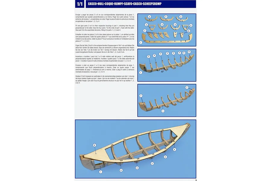 Artesania Latina 1/75 Viking (Nave Vikinga) Scaled Wooden Model Ship Kit image 51567
