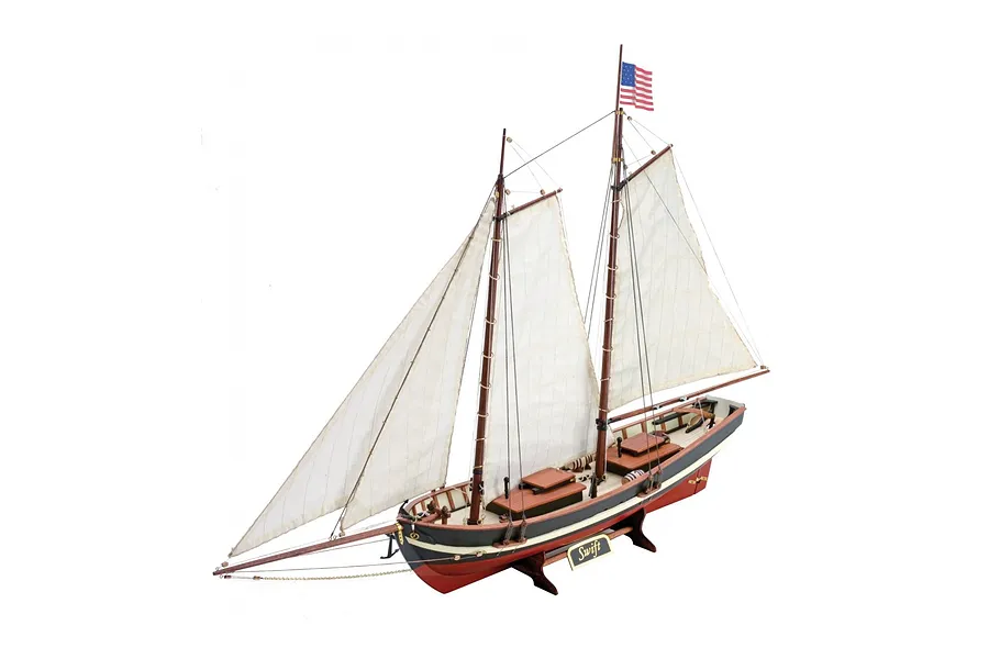 Artesania Latina 1/50 1805 Swift Virginia Pilot Boat Scaled Wooden Model Ship Kit image 51578