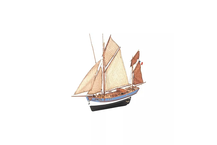 Artesania Latina 1/50 French Marie Jeanne Tuna Boat Scaled Wooden Model Ship Kit image 51587