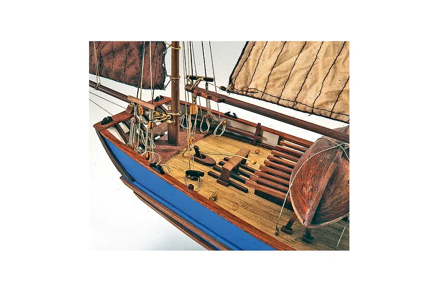 Artesania Latina 1/50 French Marie Jeanne Tuna Boat Scaled Wooden Model Ship Kit image 51589
