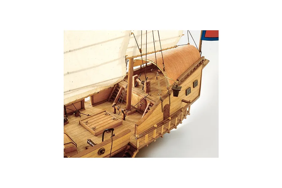 Artesania Latina 1/60 Red Dragon Chinese Junk Scaled Wooden Model Ship Kit image 51600