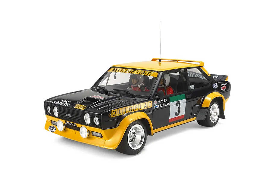 Tamiya 1/20 Fiat 131 Abarth Rally Olio Fiat Scaled Plastic Model Kit image 51691