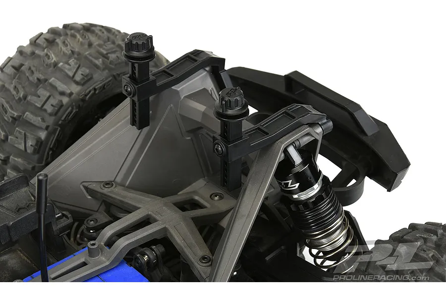 Pro-Line Maxx 4S Front &amp;amp; Rear Extended Body Mounts w/ Hardware image 51705