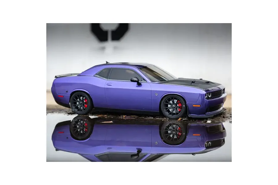 Kyosho Fazer Mk2 Dodge Challenger SRT Hellcat LWB RC Car Electric 4WD 1/10 Scale RTR - Plum Crazy Purple image 51747