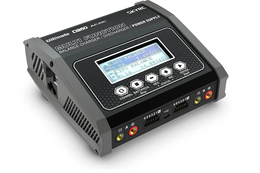 SkyRC D260 Ultimate Duo 260W Dual Port AC/DC Smart Charger image 51794