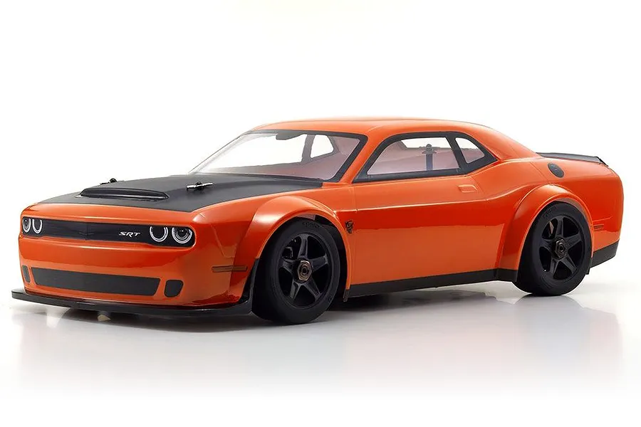 Kyosho Inferno GT2 VE Dodge Challenger SRT Demon Go Mango RC Touring Car Brushless Electric 4WD 1/8 Scale RTR image 51963
