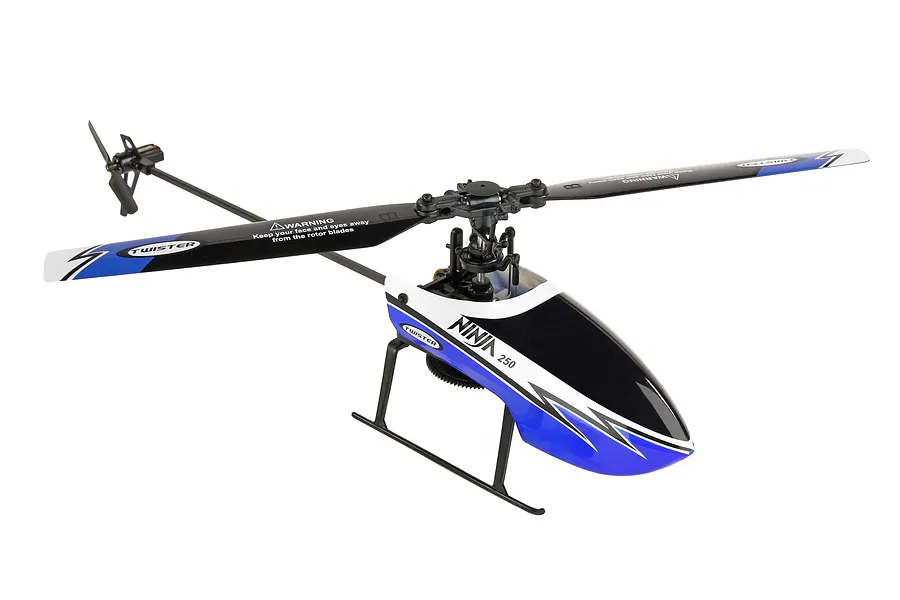 Twister Ninja 250 4Ch RC Helicopter Mode 1 &amp;amp; 2 - Blue image 51971