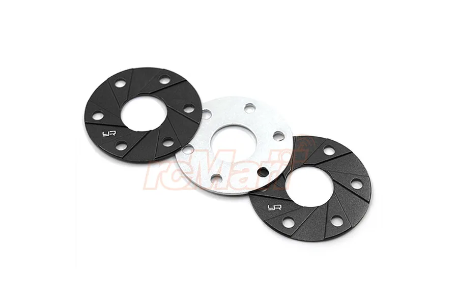 Yeah Racing 1x3mm Black Aluminium 540 Motor Spacer Heatsink 3Pcs image 1