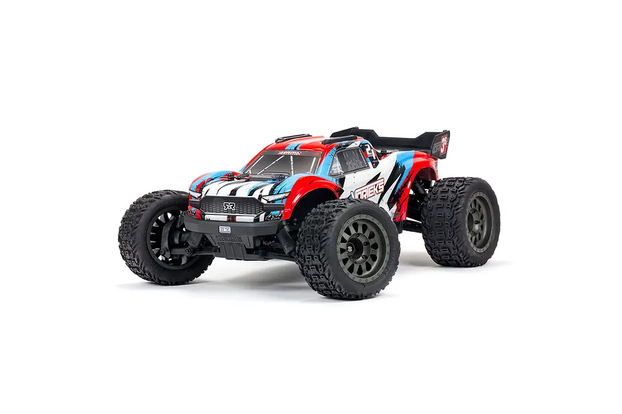 ARRMA VORTEKS 4x4 3S BLX RC Stadium Truck Electric Brushless 4WD 1/10 Scale RTR - Red image 52053