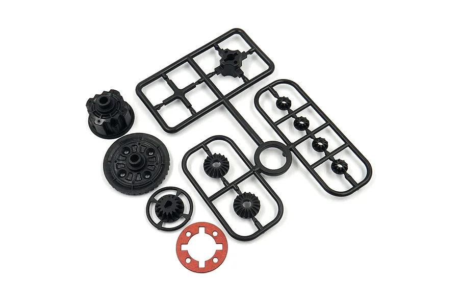 Yeah Racing TATT-020/021 Differential Replacement Case &amp;amp; Gear Set image 52112