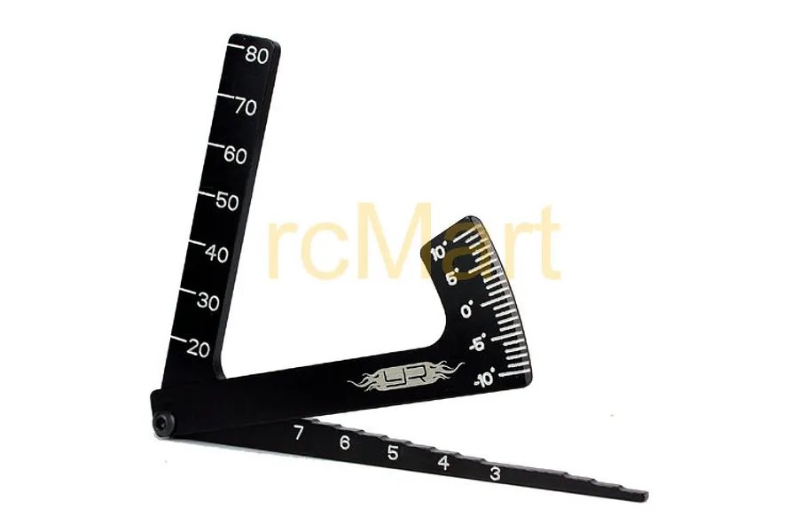 Yeah Racing Black Aluminium 3 in 1 Camber Gauge image 52132