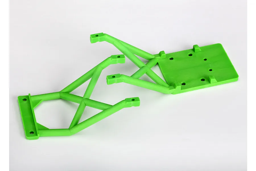 Traxxas Front &amp;amp; Rear Skid Plates (Green) image 5215