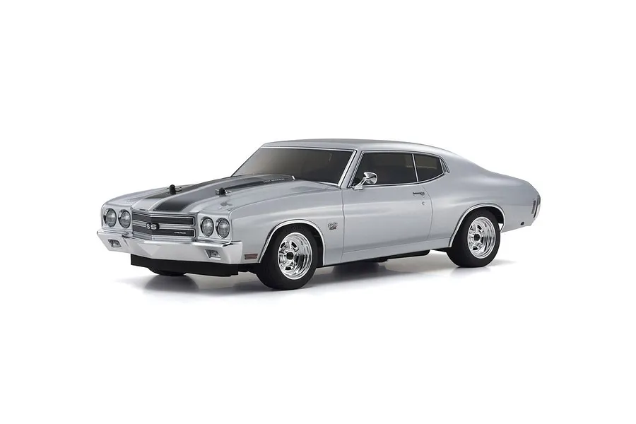 Kyosho Fazer Mk2 1970 Chevy Chevelle SS 454 LS6 RC Car Electric 4WD 1/10 Scale RTR - Cortez Silver image 52176
