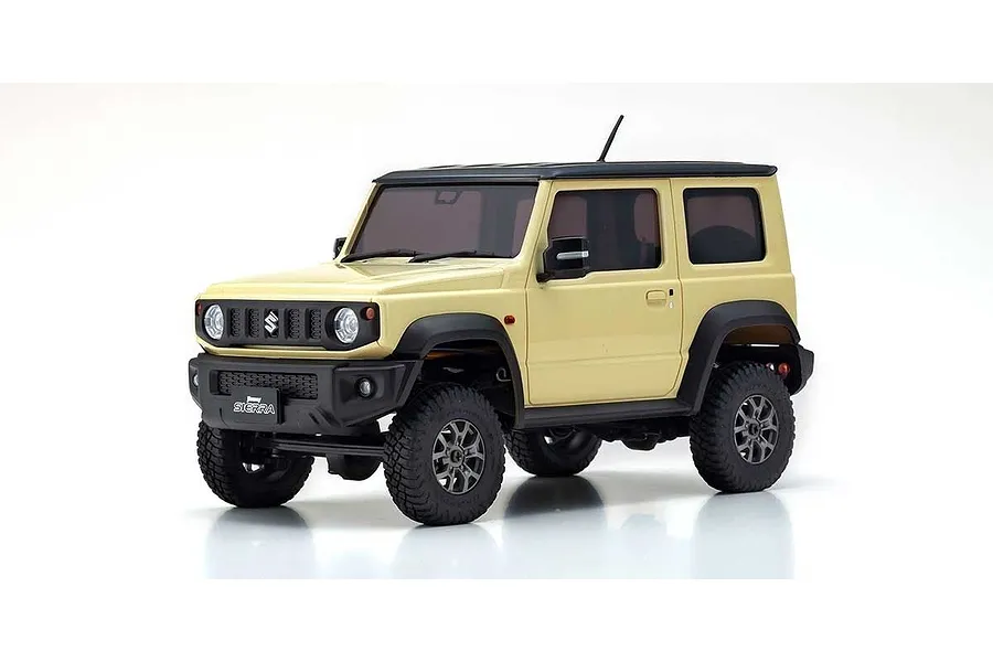 Kyosho Mini-Z Suzuki Jimny Sierra Chiffon 4x4 Electric RTR RC Rock Crawler - Ivory Metallic image 52209