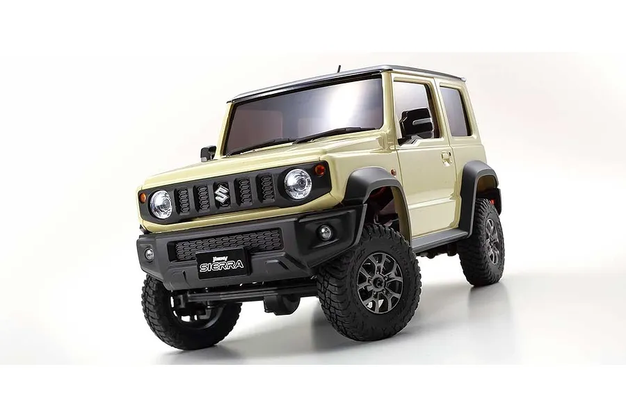 Kyosho Mini-Z Suzuki Jimny Sierra Chiffon 4x4 Electric RTR RC Rock Crawler - Ivory Metallic image 52212