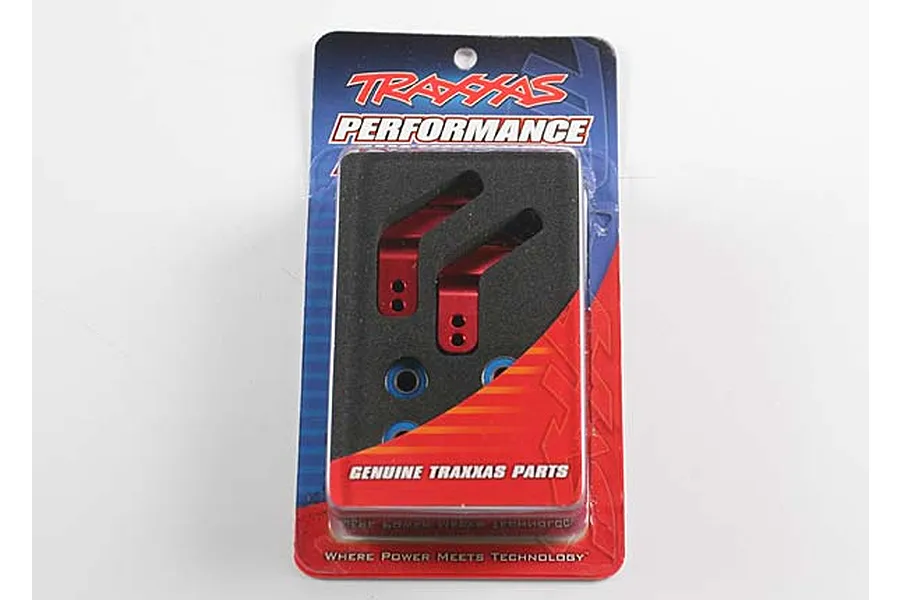 Traxxas Red Aluminium Rear Hubs 2Pcs w/ Rubber Shielded Bearings image 5226