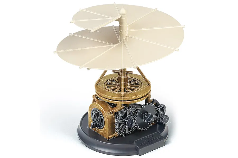 Academy da Vinci Series Helicopter Edukit Scaled Plastic Model Kit image 52265