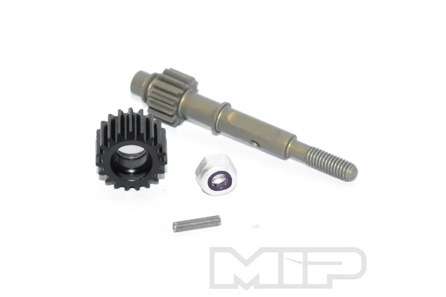 MIP Losi 1/16 Mini-T/B 2.0 Race Top Shaft &amp;amp; Idler Gear Set w/ Hardware image 52280