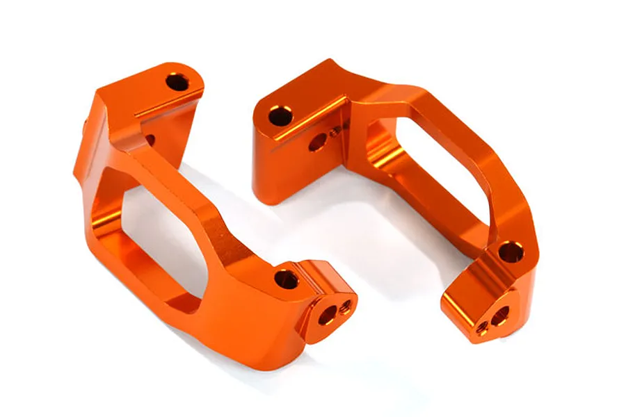 Traxxas 1/10 Maxx 4S Orange Aluminium Hub Carrier w/ Hardware 2Pcs image 52418