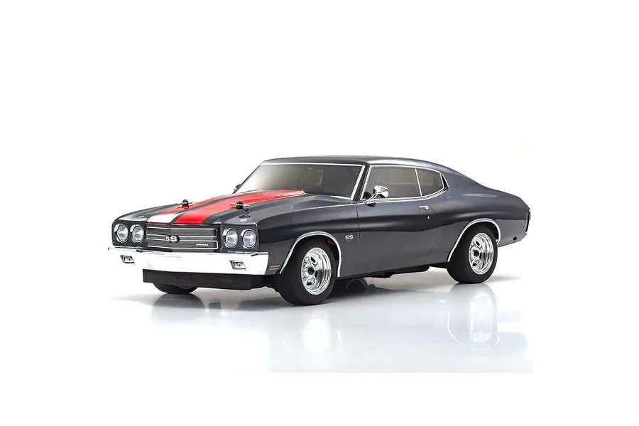 Kyosho Fazer Mk2 1970 Chevy Chevelle SS 454 LS6 RC Car Electric 4WD 1/10 Scale RTR - Tuxedo Black image 52516